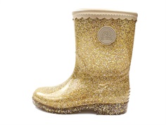 Petit by Sofie Schnoor winter rubber boot gold glitter